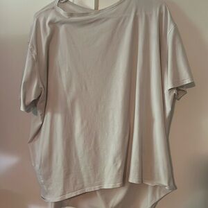 Lululemon back in action white top